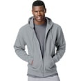 thumbnail image 1 of Hanes ComfortBlend EcoSmart Men`s Full Zip Hoodie, M, Light Steel, 1 of 3