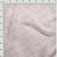 thumbnail image 4 of oneOone Polyester Spandex Light Pink Fabric Geometric Craft Projects Decor Fabric Printed By The Yard 56 Inch Wide, 4 of 4