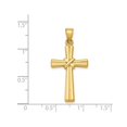 thumbnail image 3 of Collier Pendentif Croix en Or Jaune 14K avec Chaîne, 3 of 4