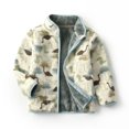 thumbnail image 1 of AAMILIFE Manteau Chaud en Molleton Polaire pour Garçons à Fermeture Éclair, Léger, à Manches Longues, 1 of 2