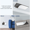 thumbnail image 5 of Magnetic Vent Cover for Home Ceiling, 5.5X12 Inch Furnace Vent Cover for Steel Air Registers, Floors, Walls, RV, HVAC, 5 of 5