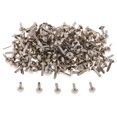 thumbnail image 2 of veasfak 100 Pack Metal Bunt Brads Pattern Clips DIY Mini Colorful Brads for Scrapbooking 6x13mm, 2 of 6