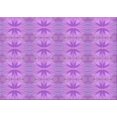 thumbnail image 1 of Ahgly Tapis Rectangulaire Lavable en Machine Intérieur Transitionnel Violet Violet, 7 Pieds x 10 Pieds, 1 of 7