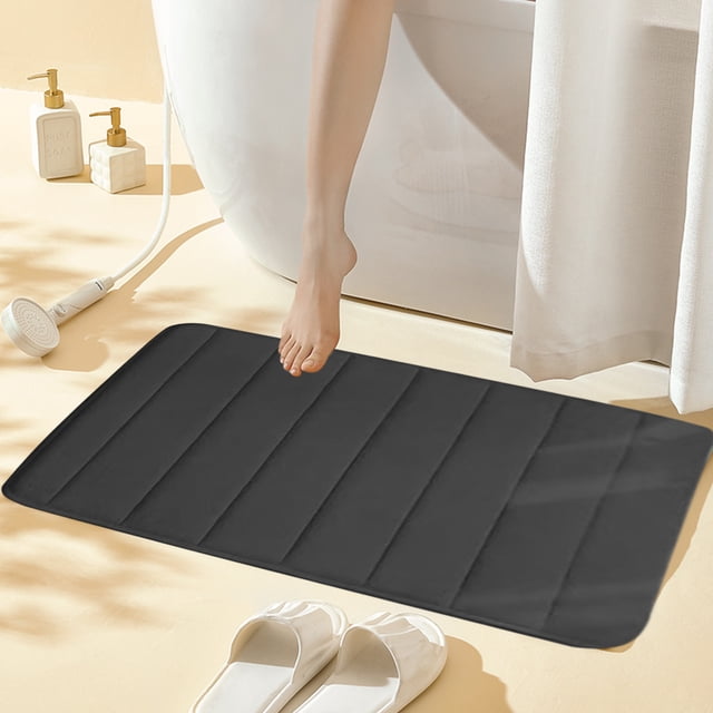 Yhmxh Bathroom Rugs Carpet Bedroom Mat Non Slip Bathroom Foot Mat Bathroom Quilted Absorbent Floor Mat Easy To Wash And Dry 40X60CM Living Room Rug Bath Mat