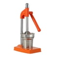 thumbnail image 1 of Stainless Steel Manual Citrus Juicer, Efficient Fruit Press for Lemon Orange Lime, Easy Squeeze Handheld Juice Extractor with Pulp Filter, Portable Kitchen Gadget for Home Bar Restaurant Use, 1 of 3