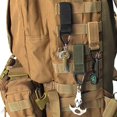 thumbnail image 2 of DYNWAVECA 2pcs/set Outdoor Hiking Camping Hunting High Strength Webbing Triangular Carabiner Clip Hook, 2 of 8