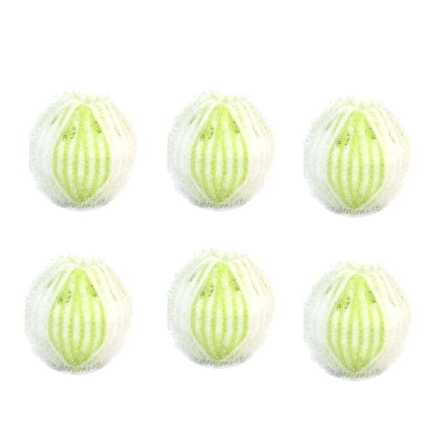 weibbin 6 Pcs Arrache-Poils pour Animaux pour Balles de Sécheuse à Lessive Réutilisable Attrape-Poils pour Laveuse Attrape-Poils pour Chien Chat Enlève-Peluches