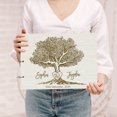 thumbnail image 1 of Darling Souvenir Personalized Engraved Laser Cut Wedding Guest Book Wooden Cover Sign-in Book Registry Guestbook Scrapbook-NM, 1 of 6