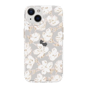 Etui de téléphone de mode White Whisp pour iPhone 16e / iPhone 14 / iPhone 13