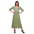 thumbnail image 1 of Moomaya Kurti Ligne A pour Femmes Kurti Longue Imprimée Robe Haut Indien pour Femmes, 1 of 5