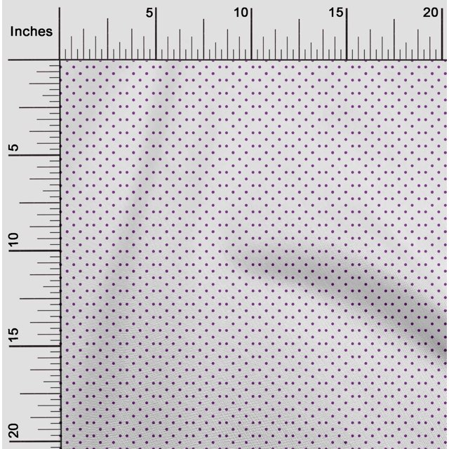 oneOone Cotton Poplin Fabric Polka Dots Decor Fabric Printed BTY 56 Inch Wide