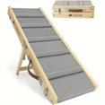thumbnail image 1 of Wooden Folding Portable Pet Ramp, Adjustable Small Dog Ramp, Dog Step For Car,, 1 of 4