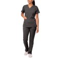 thumbnail image 1 of Adar Uniforms Women's Scrub Set - Enhanced V-Neck Top/Multi Pocket Pants, 1 of 7