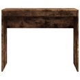 thumbnail image 3 of vidaXL Desk Smoked Oak 90x40x72 cm Engineered Wood, 3 of 5
