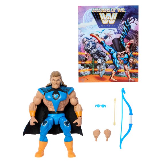 WWE x MOTU Shawn Michaels Action Figure & Accessories, 6-inch Collectible Mashup Set