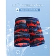 thumbnail image 2 of INNERSY Men's Underwear Soft Mesh Breathable Boxer Briefs 4-Pack(Large,Assorted Patterns), 2 of 6