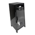 thumbnail image 3 of tredstone Small Makeup Storage Cabinet Vertical File Cabinet for Cotton Pad Entryway Black, 3 of 8