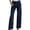 Dark Blue, variant on Women's High Waisted Rhinestone Jeans, Straight Leg Stretch Denim Pants with Crystal Decor, Casual Baggy Trousers for Women, Comfortable Wide Leg Jeans Light Ashy