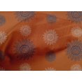 thumbnail image 4 of oneOone Cotton Poplin Fabric Spiral & Floral Block Print Fabric BTY 56 Inch Wide, 4 of 4