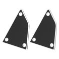 thumbnail image 3 of Tachiuwa Guitar Rod Cover Plate Durable Replacement 3 Hole Practical for Electric Guitar B, 3 of 9