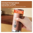 thumbnail image 3 of Machine à Espresso Électrique Portable Sans Fil, Mini Cafetière Chauffante avec Bac 3-en-1 pour Poudre de Café/capsule N/capsule DG, VR, Randonnée, Bureau, 3 of 4