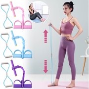 Viflosae Resistance Bands for Working out Exercise Bands Resistance 21 Fitness Resistance Belt -6-tube Pedal Ankle Joint Tractor 2025 Sit Up Leg Stretching Rope Exercise Belt with Handle Used