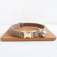 thumbnail image 3 of Velvet Pattern Cat Collar w/ Bowtie - Engrave Your Pet's ID, 3 of 15
