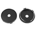 thumbnail image 3 of Unique Bargains 4 Pcs Noir 60mm Dia 5 Clips Capuchons de Moyeu Central de Roue de Voiture, 3 of 4