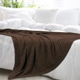 thumbnail image 2 of Unique Bargains Cotton Blanket Decorative Cable Knitted Throw Soft Knit Blankets, 2 of 10
