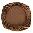 thumbnail image 1 of Soft Velvet Stretch Wedding Dining Room Chair Seat, 1 of 5