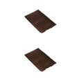 thumbnail image 1 of Youkk Polyester Chenille Bath Mat - Strong Water Absorption Exquisite Crafted Soft Texture No Shedding Coffee 40cm*60cm 2Set, 1 of 6