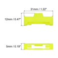 thumbnail image 2 of Unique Bargains 30 Pcs Servo Cable Clips Lock, ABS Servo Extension Cable Buckle Fixing Holder for RC Plane Boat DIY Model Yellow, 2 of 4