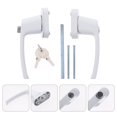 thumbnail image 3 of HLONK Door Handle Security Lock Lever Knob Entry White, 3 of 7