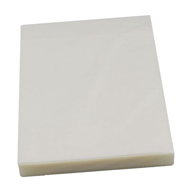 Shisuyan 100 Pcs Clear Universal Thermal Laminating Sheets Pouches Photo Sealing Film Thermoplastic Sealing File Waterproof Protective Film for Home Office Store White (0.08mm, 5 Inch)