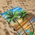 thumbnail image 3 of Dvkptbk Beach Towel Summer Beach Slippers Beach Towel Microfiber Double-sided Velvet Beach Towel Swimming Towel Versatile Beach Towel Beach Essentials on Clearance, 3 of 6