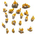 thumbnail image 4 of Green Stuff World 30x Resin Burning Skulls New, 4 of 8