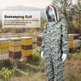 thumbnail image 4 of Bee Suit, Prevent Being Bitten Soft Special Design Breathable Beekeeping Clothes Practical With Beekeeping Gloves For Beekeepers 1 Pair XXL Gloves + XXL Bee Suit, 4 of 8
