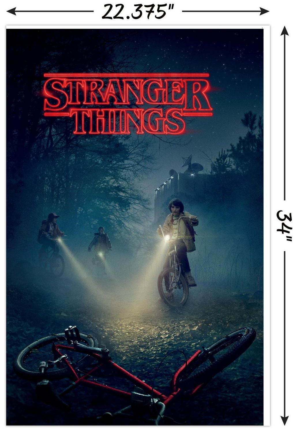 Netflix Stranger Things - Bikes Wall Poster