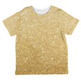 thumbnail image 1 of Faux Gold Glitter All Over Toddler T Shirt, 1 of 2