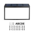 thumbnail image 1 of Solar-Powered LED Address Sign Light with 10-LED Cool White and Warm White Modes, IP65 Rated, 11.02 in x 7.20 in, ABS+PC Material, 1 of 1