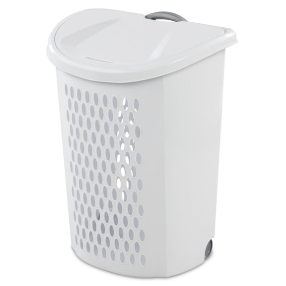 Sterilite 70L Ultra™ Wheeler Hamper-White