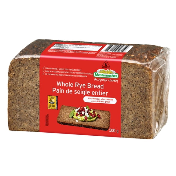 Mestemacher Whole Rye Bread Loaf 500 g