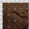 thumbnail image 2 of oneOone Cotton Poplin Fabric Arrow Ikat Print Sewing Fabric BTY 56 Inch Wide, 2 of 4