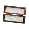 thumbnail image 2 of simhoa Watercolor Paint Box Empty Palette Box Wooden Watercolor Paint Storage Box Paint 27 Grids, 2 of 8