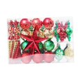 thumbnail image 1 of 88Pcs Christmas Decorative Baubles Assorted for Party Festival Thanksgiving Red Green, 1 of 9