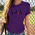thumbnail image 3 of Birdeem Mode Femmes Décontracté Imprimé Chandail à Manches Courtes T-Shirt Hauts Blouse, 3 of 4