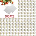 thumbnail image 2 of 100 Pcs Emballages Carrés en Aluminium Colorés pour Bonbons Chocolat Sucettes, 2 of 4