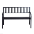 thumbnail image 1 of Outsunny 50" Steel Garden Bench, 1 of 10