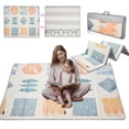 thumbnail image 2 of Tapis de Jeu Pliable pour Bébé, Réversible et Anti-Rayures, Grand Tapis de Sol Double Face 77 Pouces x 68 Pouces pour Enfants, Tapis de Jeu pour Nourrisson, Épaisseur 0,3 Pouces, 2 of 8