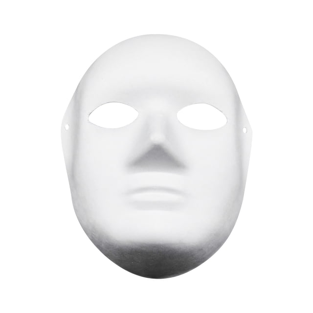 Rbaofujie DIY Crafts White Masks Originality Crafts 10pcs
